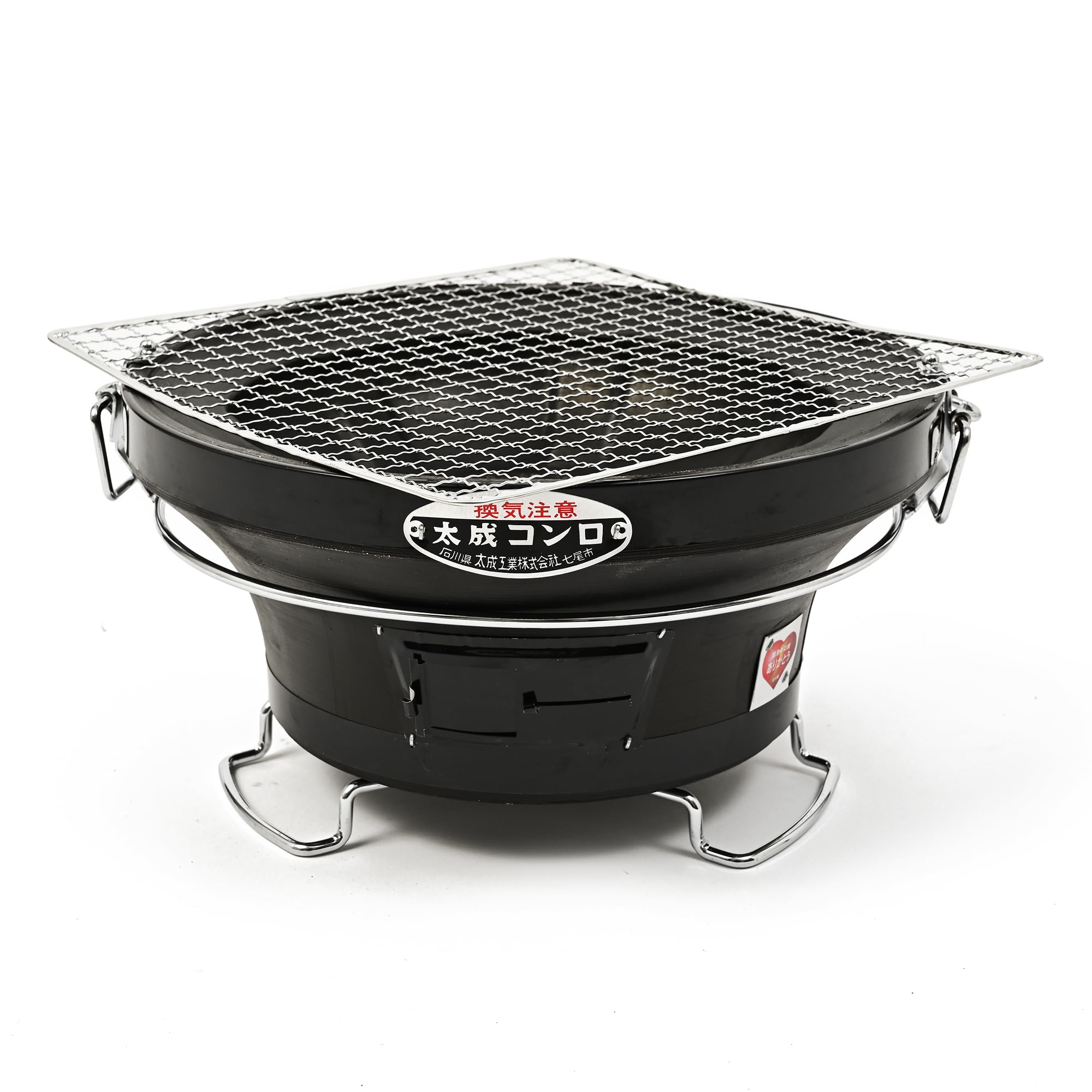 太成工業　太成コンロ　能登　七輪　日本製珪藻土 Amazon.co.jp: 太成工業 珪藻土 七輪 バーベキューコンロ「能登」丸型